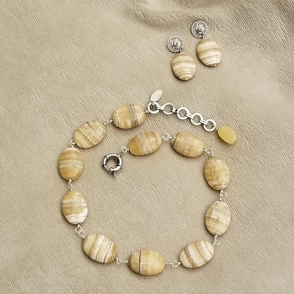 HANDMADE Stunning Agate Necklace! - Picture 2 of 7